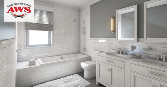 Newly renovated bathroom