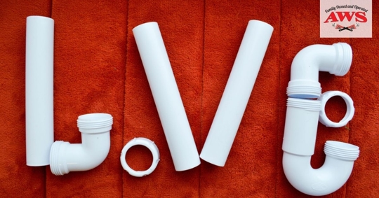 Love spelled in pipes