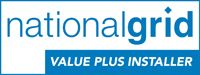 national grid, value plus installer