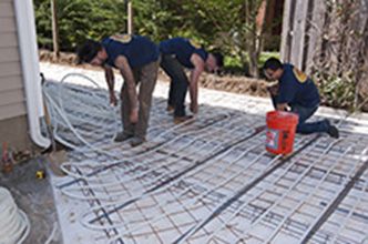 Techs fortifying ground against snow melt